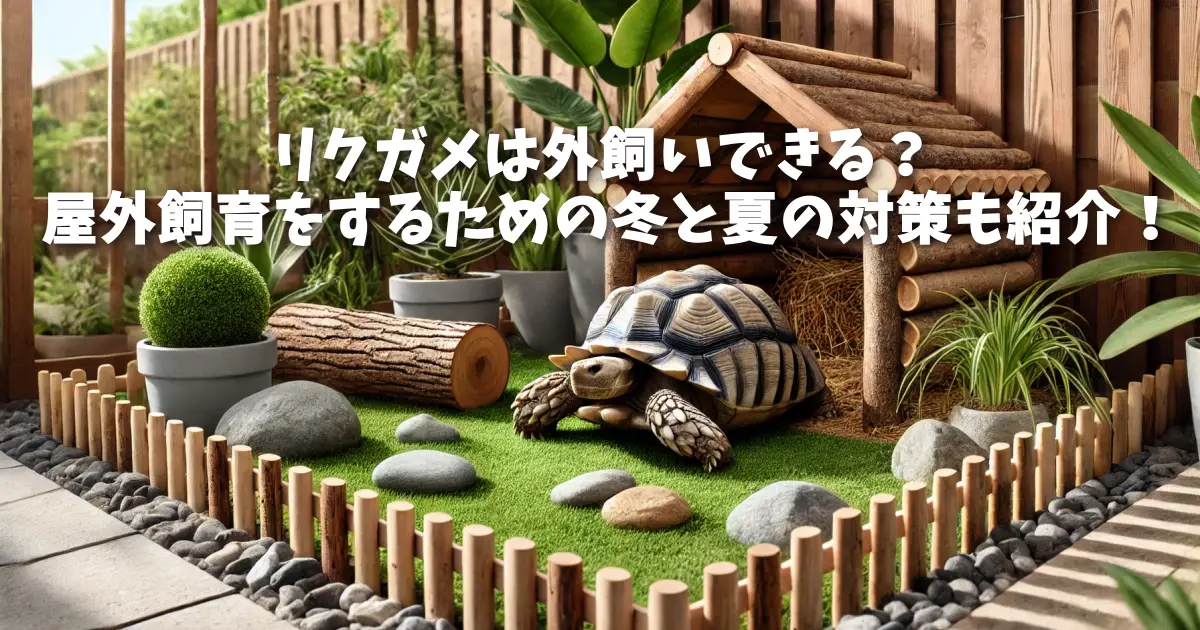 リクガメって泳げるの?体の仕組みや寿命・生息地についても分かりやすく解説!